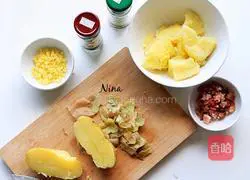 Illustration of how to make baked mashed potatoes 2