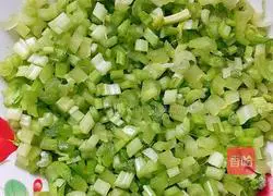 Illustration of how to make steamed celery with minced meat 7