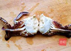 Onion and ginger swimming crab Illustration of how to do it 3