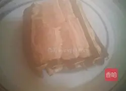 # steamed vegetables# Shrimp paste eggplant steamed pork belly illustration 5