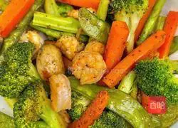 Illustration of braised vegetables 7