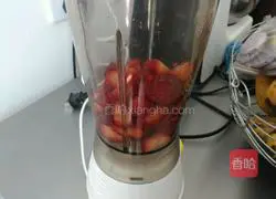 Strawberry Cheese Mousse Cake Recipe Illustration 1