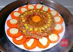 Illustration of how to make steamed pork with organ 6