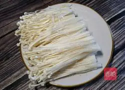 Enoki mushroom tofu rolls Illustration of how to do it 5