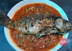 Illustration of braised boneless crucian carp 8