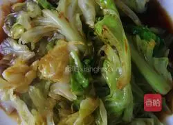 Illustration of how to make hand-shred cabbage 8