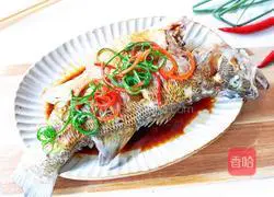 Illustration of steamed sea bass 14