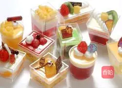 Illustration of how to make rainbow mousse cup 1