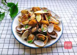 Illustration of how to steam clams with wine 12