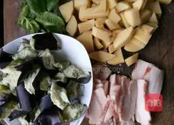 Homestyle Illustration of how to make three fresh vegetables 2