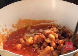 Illustration of how to make cherry shrimp 13