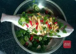 Illustration of how to steam fish 2