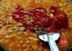 Illustration of making spaghetti with meat sauce (original) 5