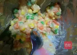 Illustration of how to make Ice and Fire Mashed Potatoes (Ice Corn Mashed Potatoes and Baked Mashed Potatoes) 4