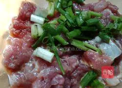 # steamed vegetables# Illustration of how to make steamed egg rolls with minced meat 4