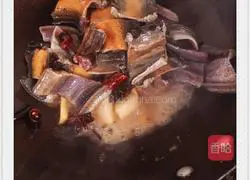 Illustration of braised eel 3
