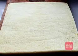 Yellow peach cream cake roll recipe 14