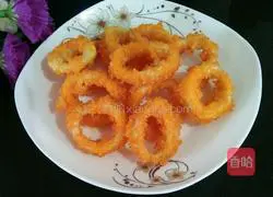 Illustration of how to make fried squid 15