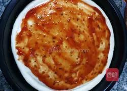 Illustration of how to make bacon pizza 3