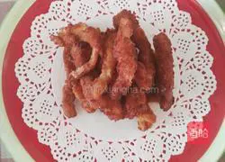 Illustration of how to make fried chicken fillet (pork tenderloin is also suitable for this method) 6
