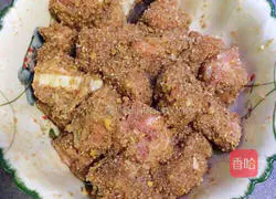 Illustration of how to make steamed pork ribs 7