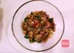 Illustration of how to stir-fry bullfrog 8