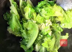 #李金记#Oyster sauce lettuce recipe illustration 6