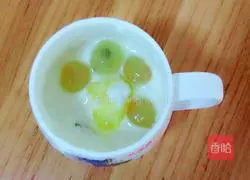 Grape Custard Mousse Recipe Illustration 8