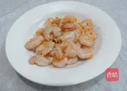 Illustration of how to make king oyster mushrooms and shrimps 11