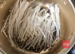 Illustration of how to make garlic vermicelli 2
