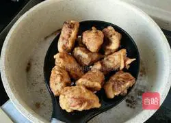 Boshan Hard Illustration of how to make fried pork 10