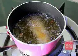 Illustration of how to make crispy fried fresh milk 7