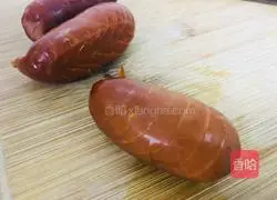 Illustration of how to make barbecue sausage 2