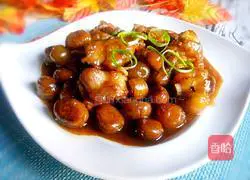 Illustration of how to cook braised short ribs with plum and chestnuts 11