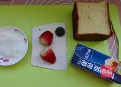 Pocket Toast Cream Cake Recipe Illustration 1