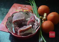 Illustration of how to make beef brisket stewed with tomatoes 1