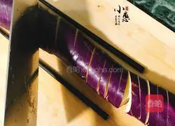 Illustration of how to make dragon eggplant with rice 3