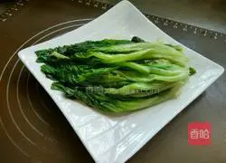 Garlic oyster sauce lettuce recipe illustration 4
