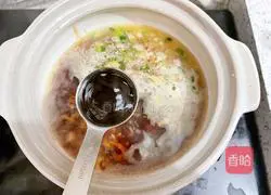 Illustration of how to make shrimp vermicelli pot 10