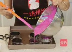 Baby's favorite no-bake cake - dragon fruit mousse cake recipe 12