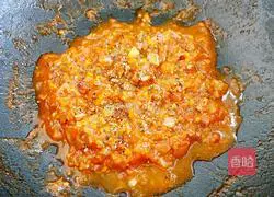 Illustration of how to make beef tomato sauce pasta 8