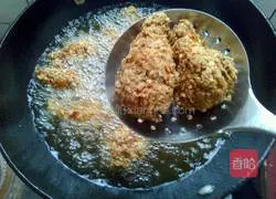 Illustration of how to make fried chicken wings with oats 9