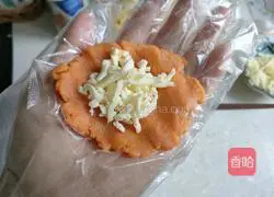 Illustration of how to make sweet potato and glutinous rice balls 6