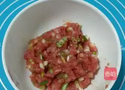 Illustration of how to make steamed eggplant with minced meat 4