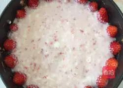 Illustration of how to make eight-inch cream-free strawberry mousse 10