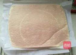 Strawberry Cream Cake Roll Recipe Illustration 16