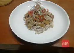 (Rice cooker) shredded chicken illustration 5