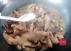 Chicken wings stewed Mushroom recipe illustration 17