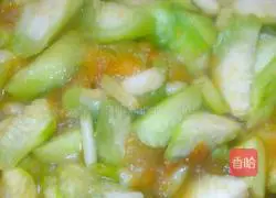 Illustration of how to cook loofah with tomato sauce 6