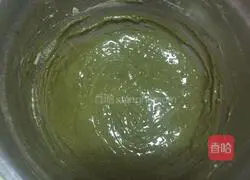 Illustration of how to make matcha cream cake roll 6